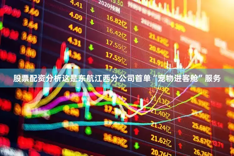 股票配资分析这是东航江西分公司首单“宠物进客舱”服务